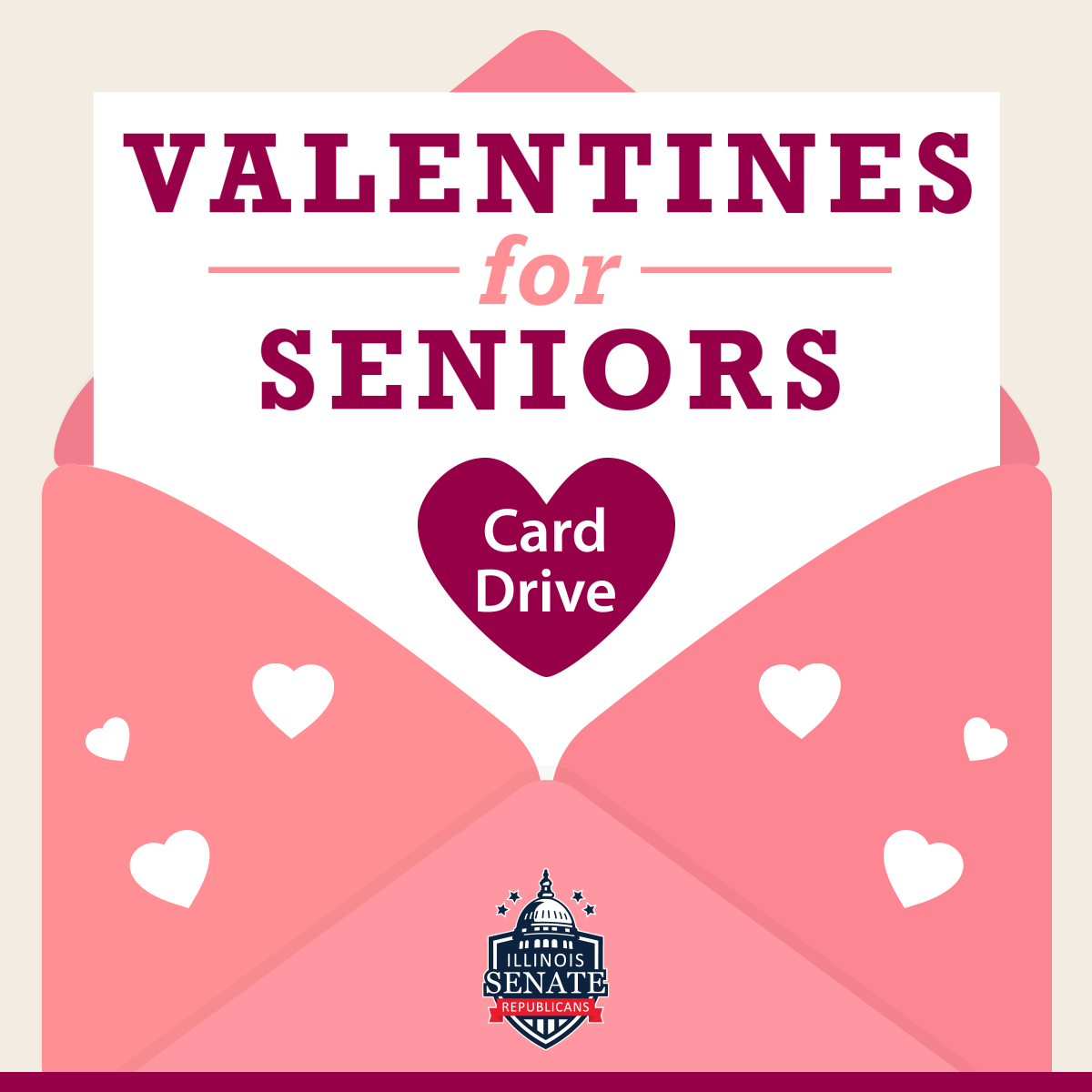 Send Valentines to residents of long-term care facilities!