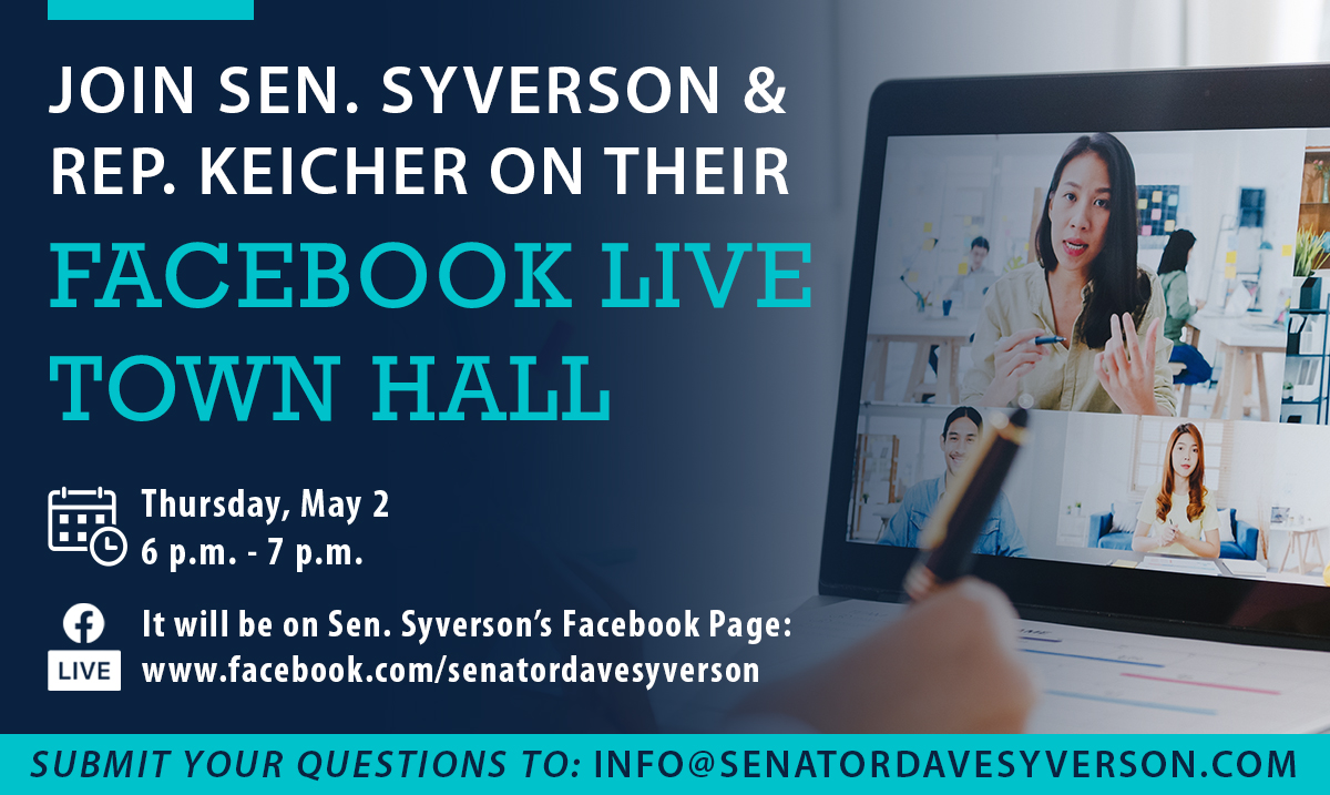 Join our Facebook Live Town Hall, Thursday, May 2, 6-7 p.m.