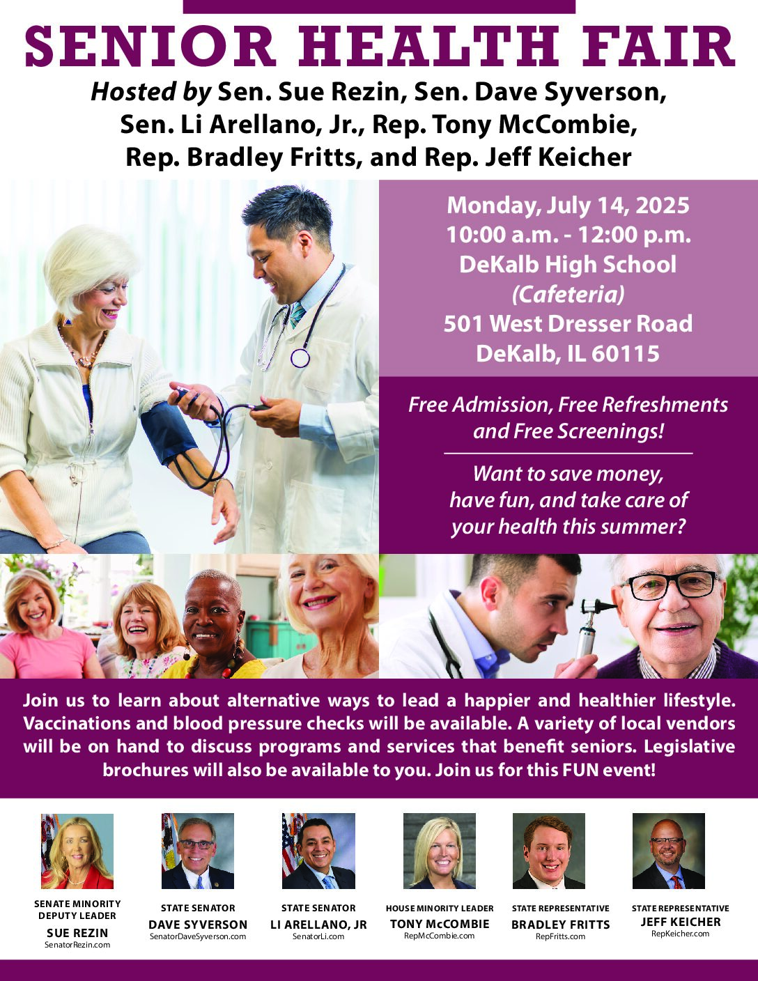 Senior Health Fair – DeKalb