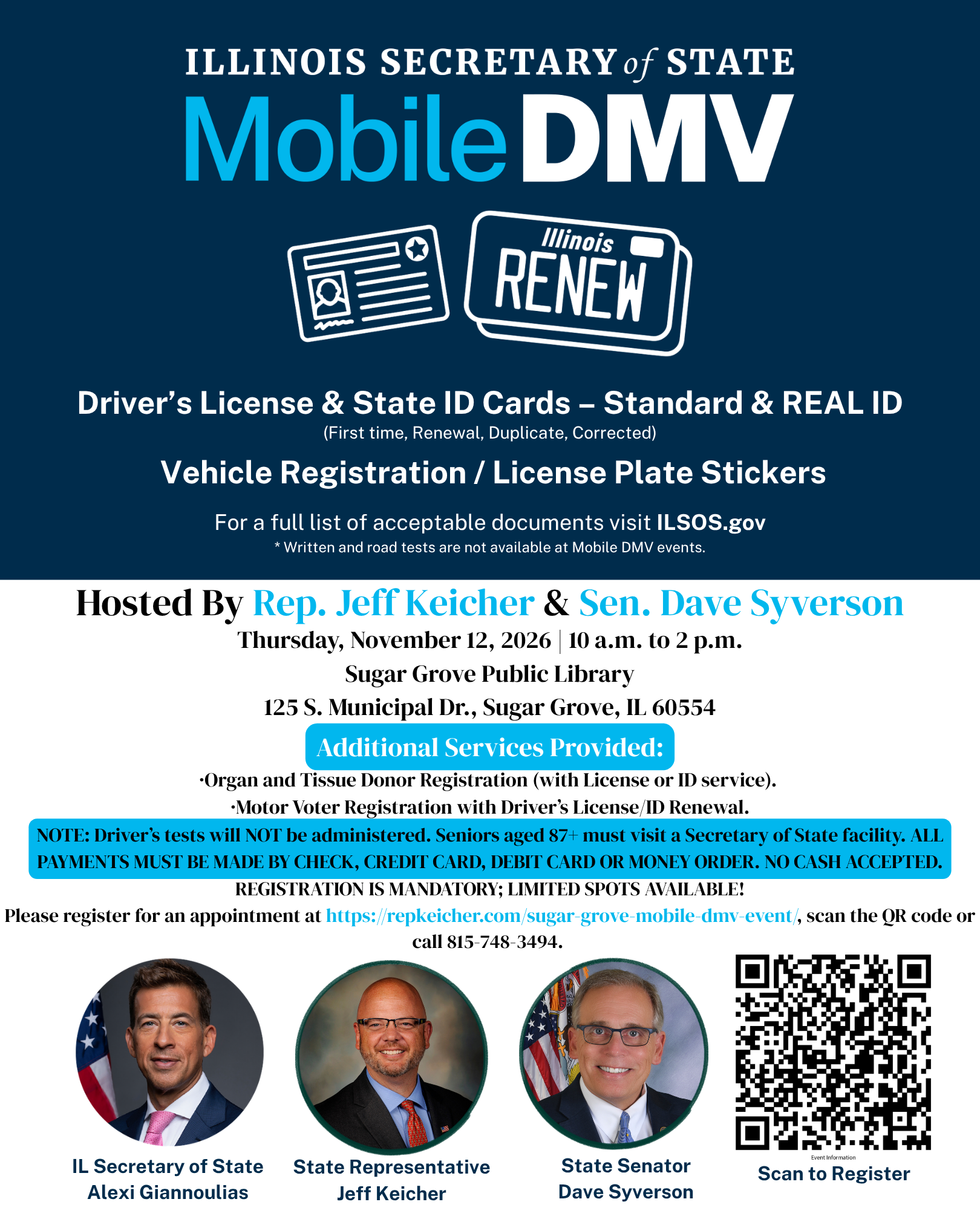 Mobile DMV – Sugar Grove